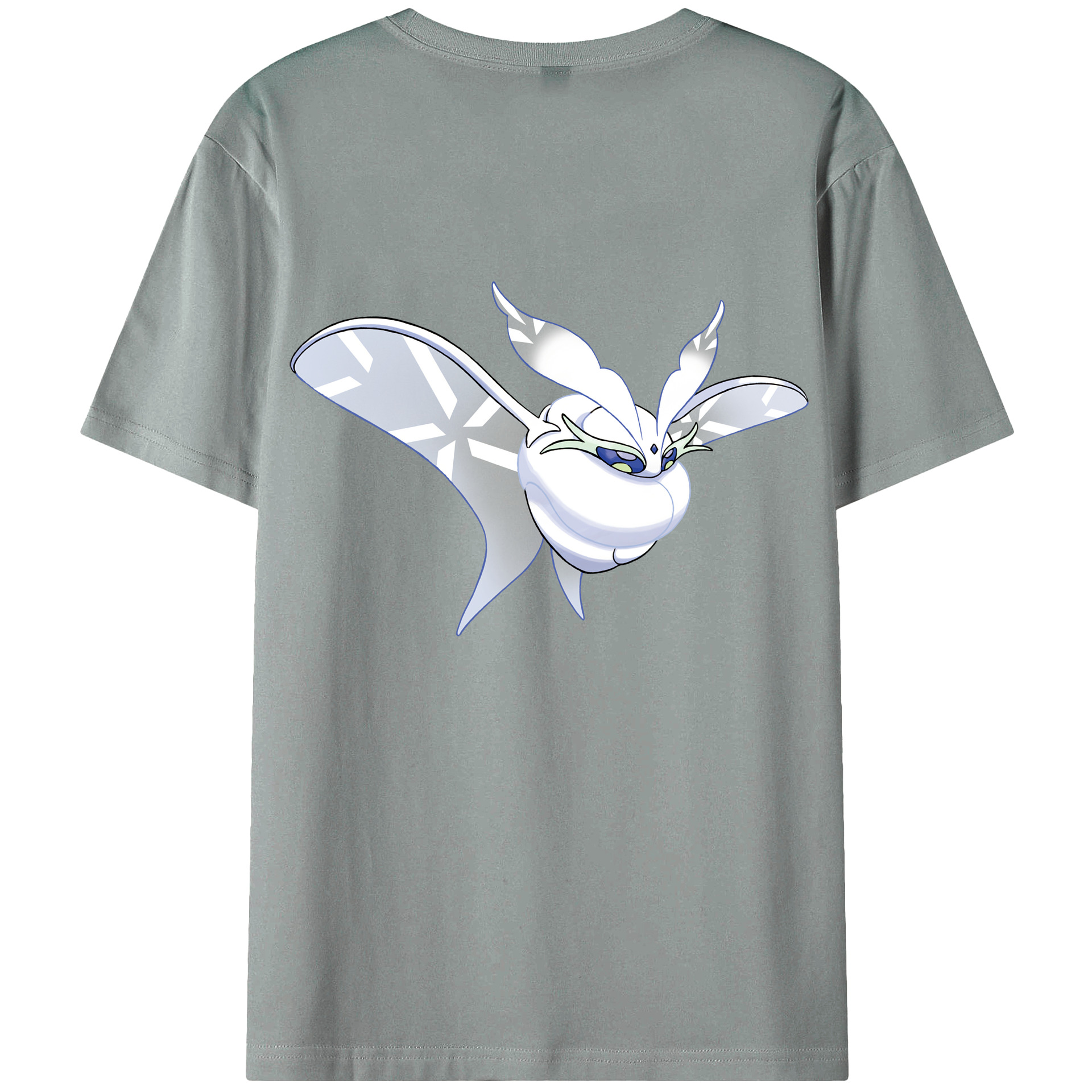 （画像用） ポケットモンスター Pokémon 綿100％ メンズ半袖Tシャツ（バックプリント） 通気性
